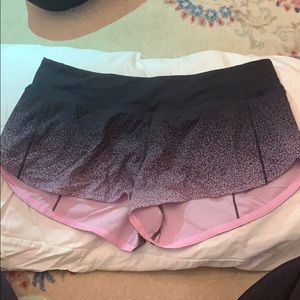 Lululemon speed up shorts 2.5 inches size 8